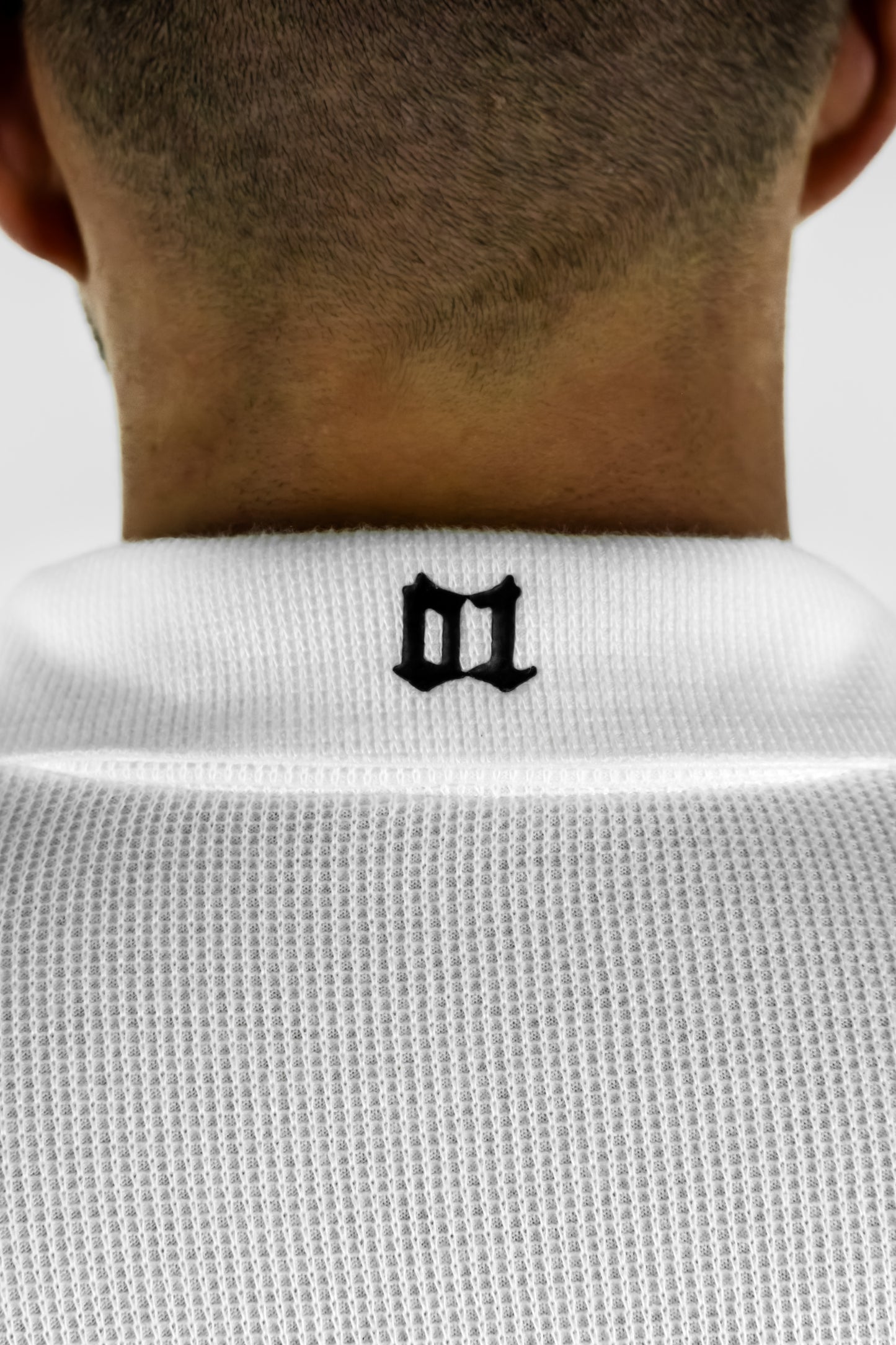Pique button-up
